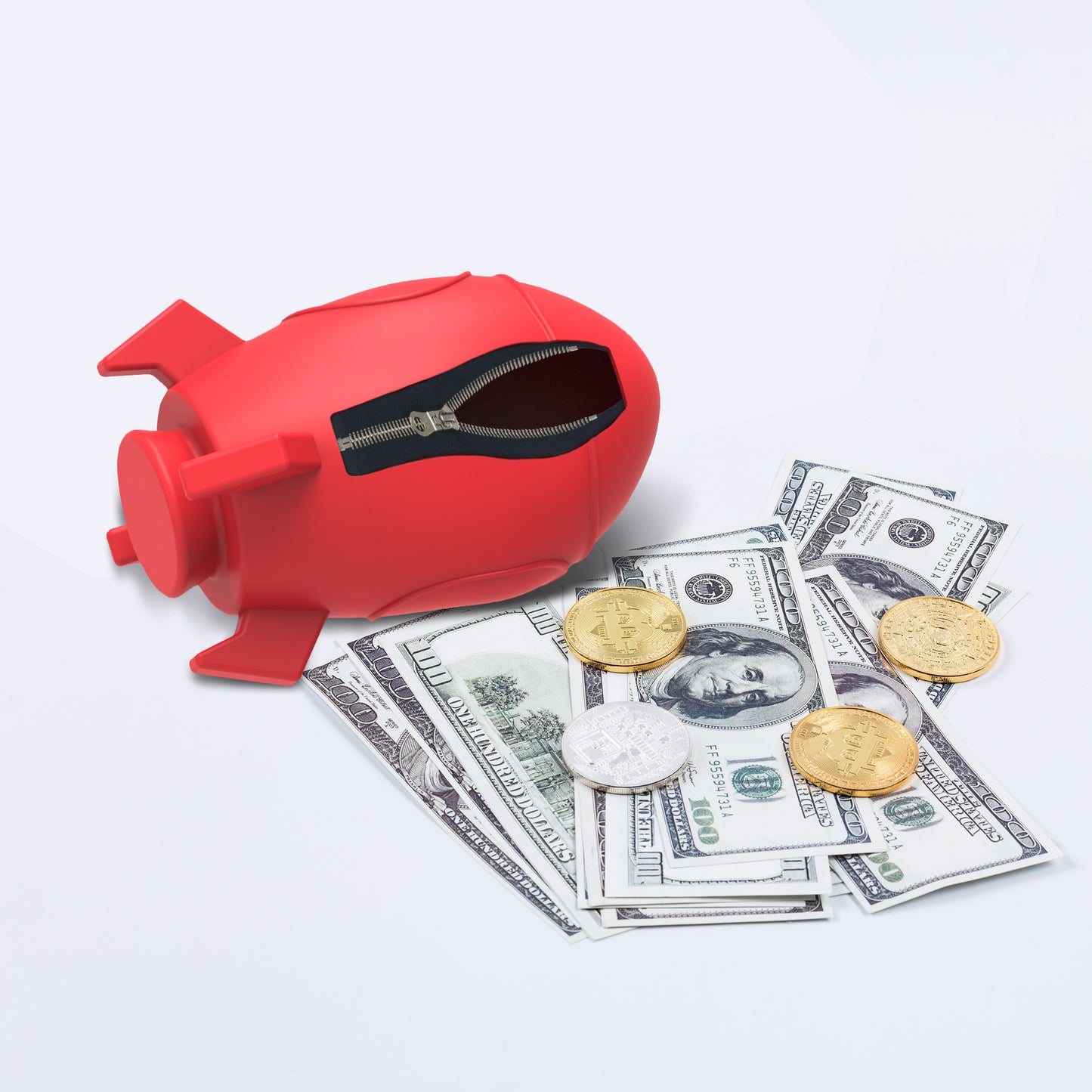 Steti Lovely Silicone Coin Purse, Rocket