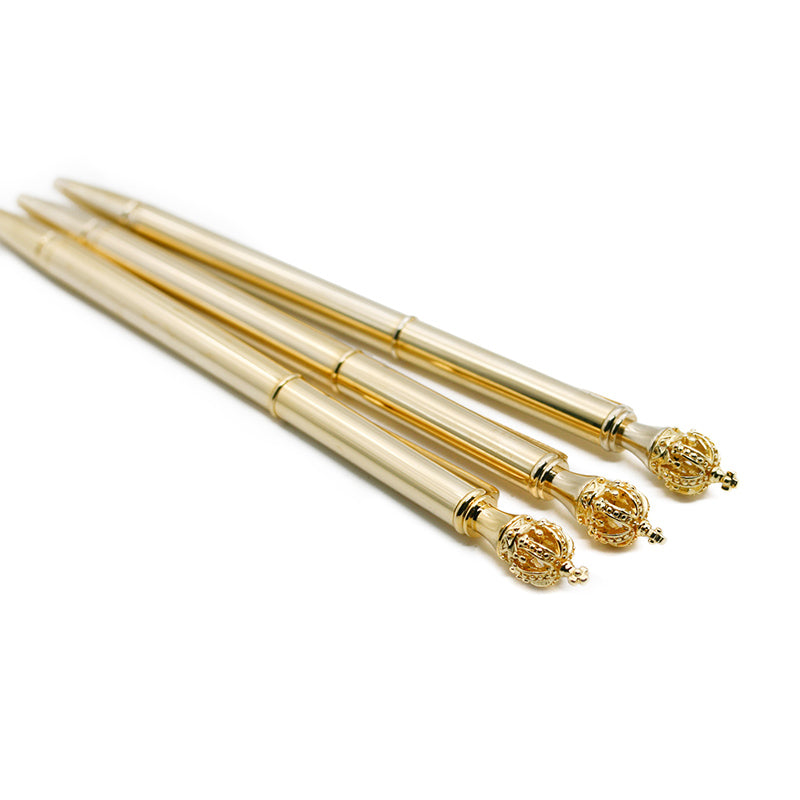 Steti Royal Brass Ballpoint Pen, Crown of Hohenzollern