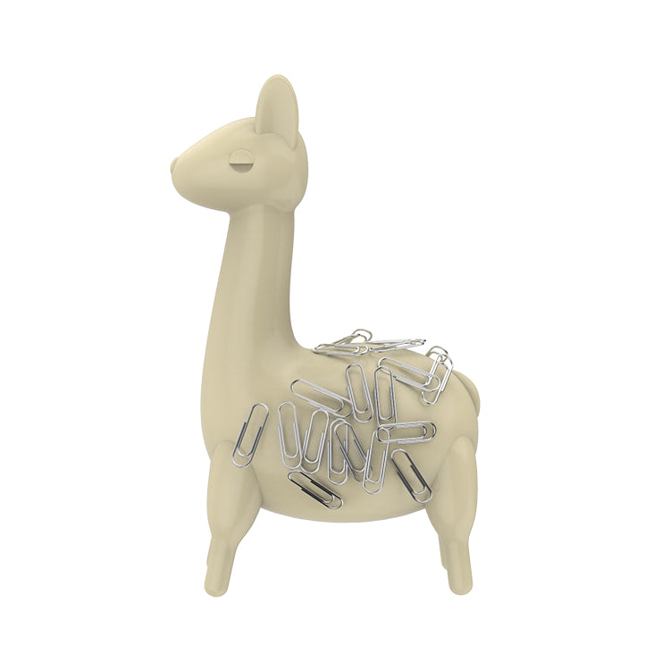 Steti ABS Alpaca Paper Clip holder, with Strong Magnets inside, Powerful Tool for Office