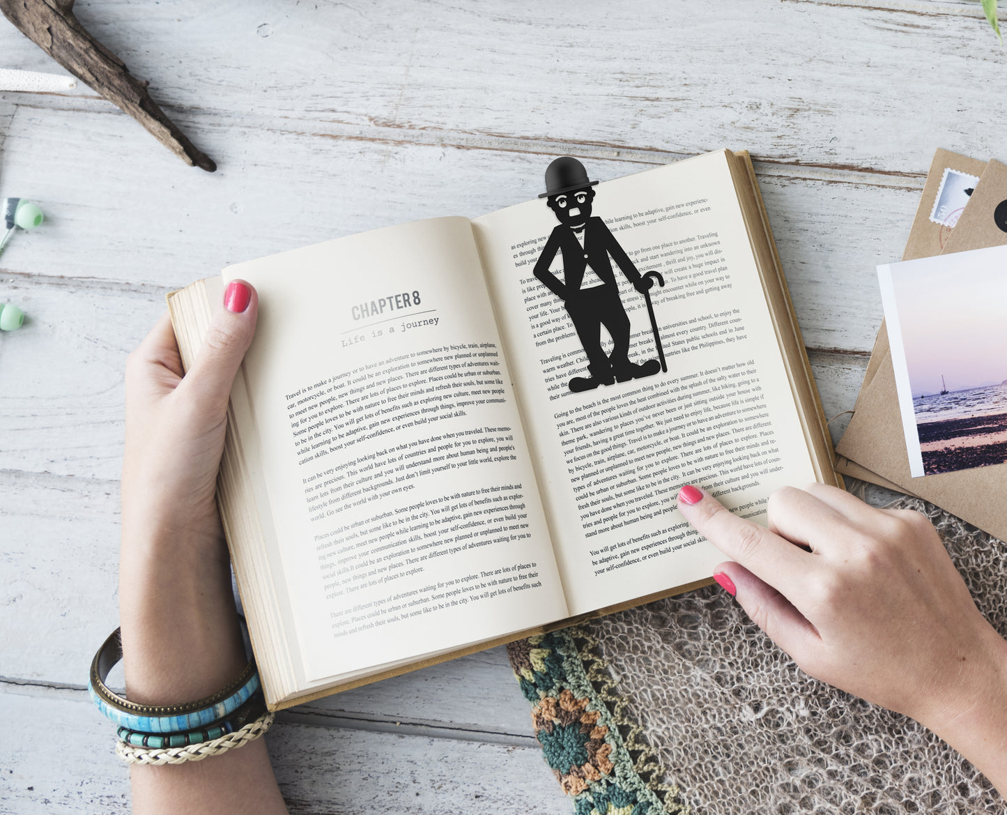 Steti Creative 3D Bookmark, Charlie