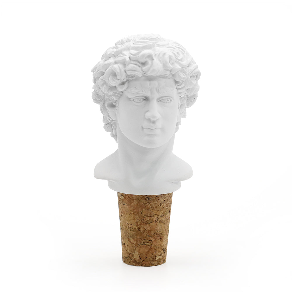 Steti World Famous Celebrity Bust Wine Stopper, David