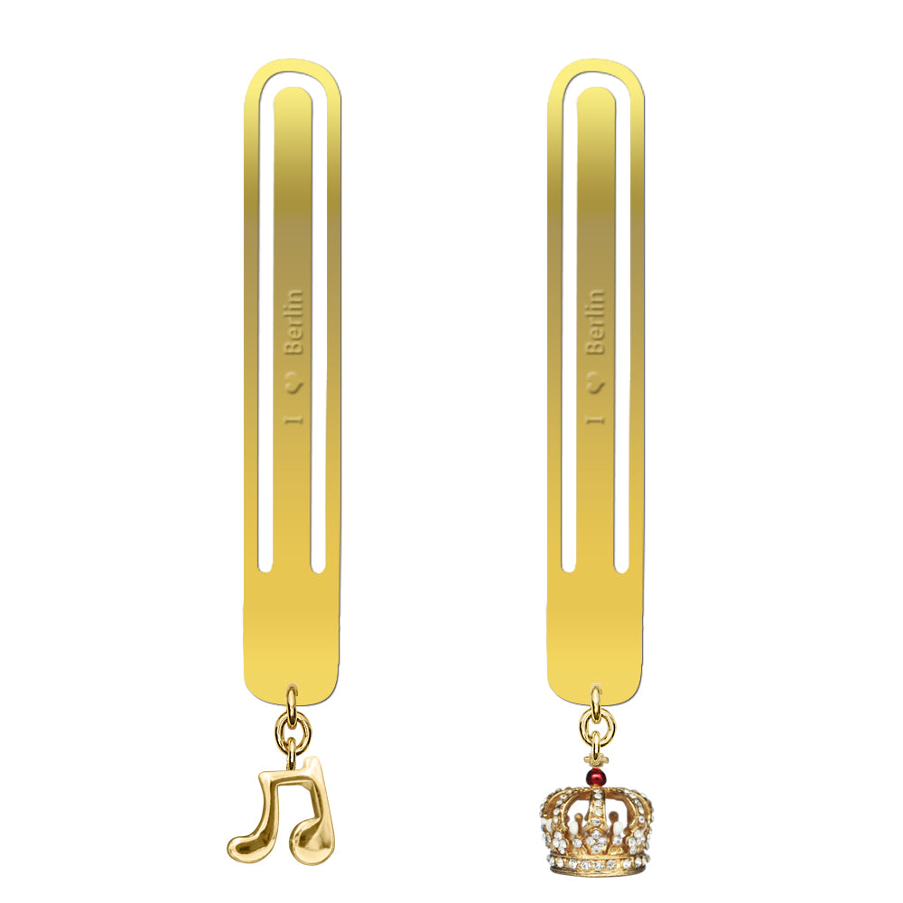 Steti Crown Bookmark, Metal