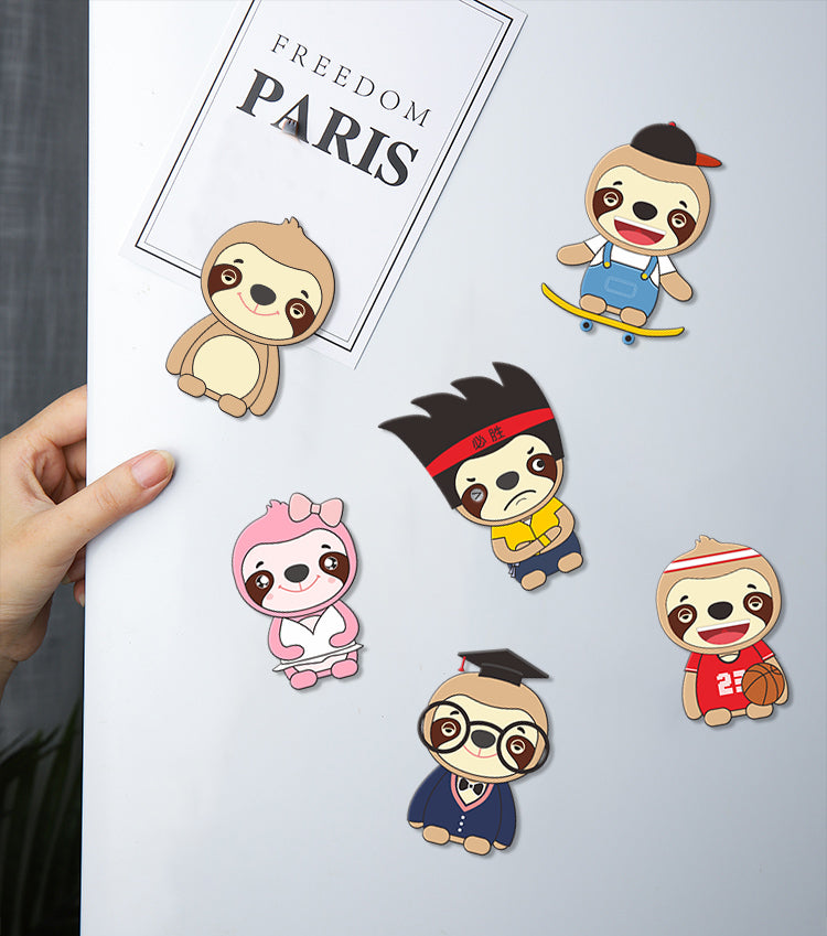 Steti Cute Magnets, Metal, Sloth