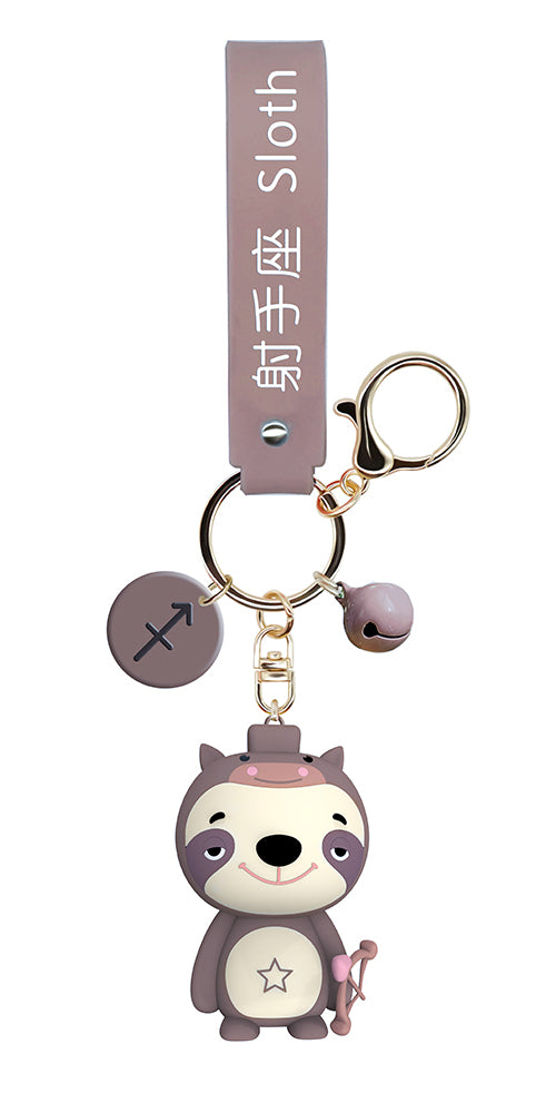 Steti PVC Zodiac Keychain Collection
