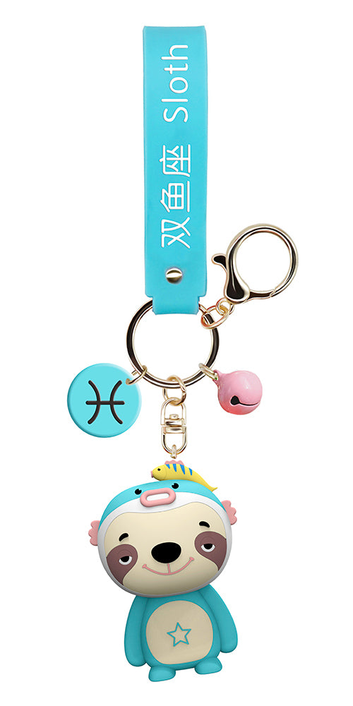 Steti PVC Zodiac Keychain Collection