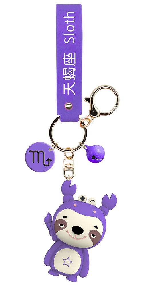 Steti PVC Zodiac Keychain Collection
