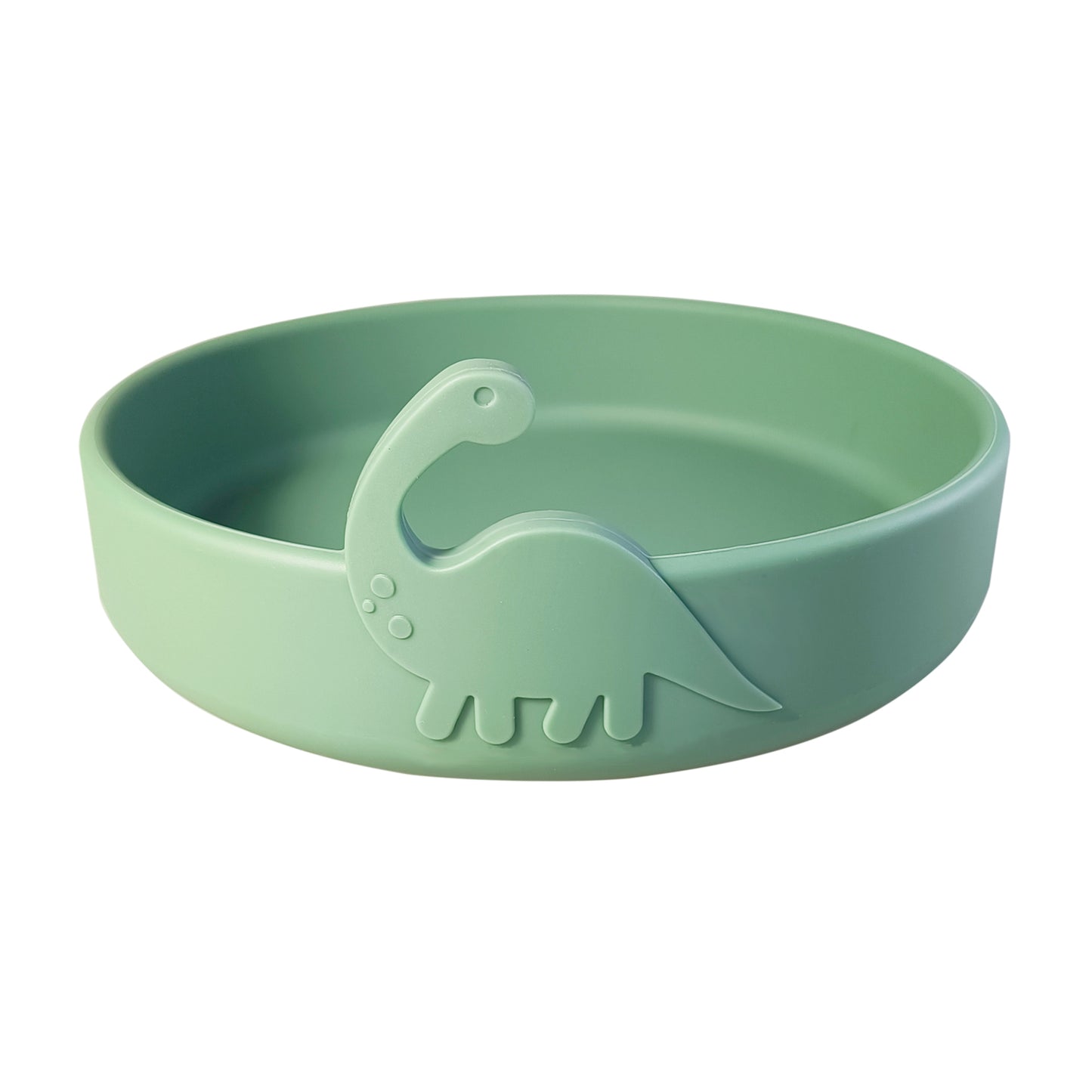 Steti Silicone Dino Plate for Kids and Toddlers, FDA Tested, Food Safety, BPA Free
