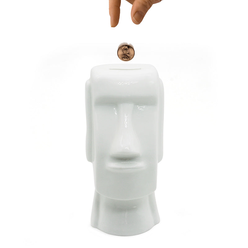 Steti Ceramic Coin Bank, Mo'ai