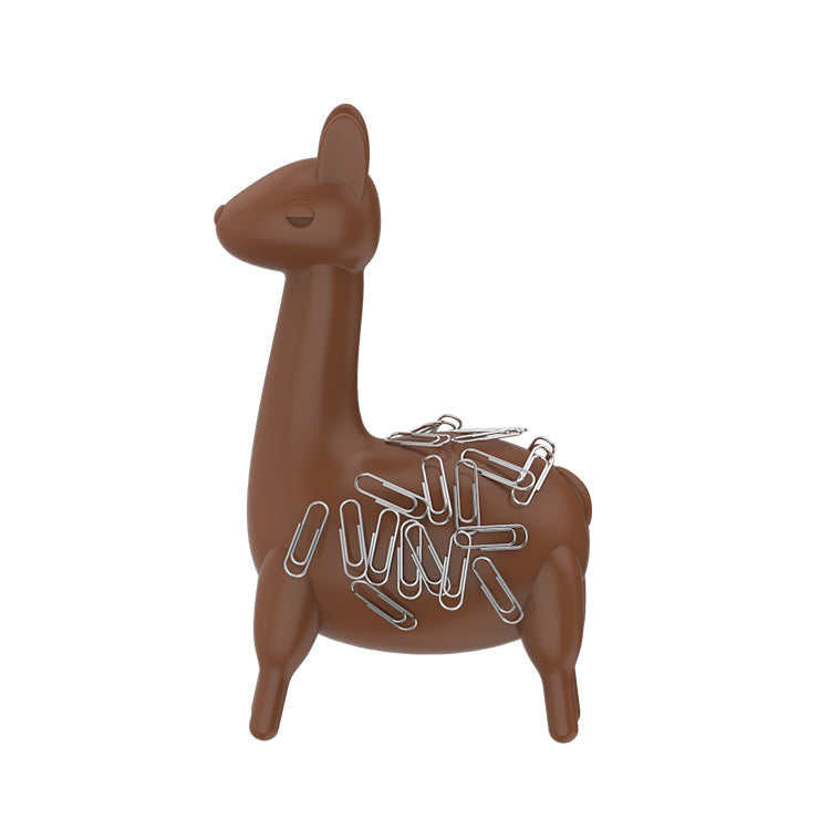 Steti ABS Alpaca Paper Clip holder, with Strong Magnets inside, Powerful Tool for Office
