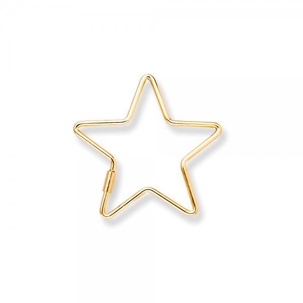 Steti Brass Cute Keychain, Star