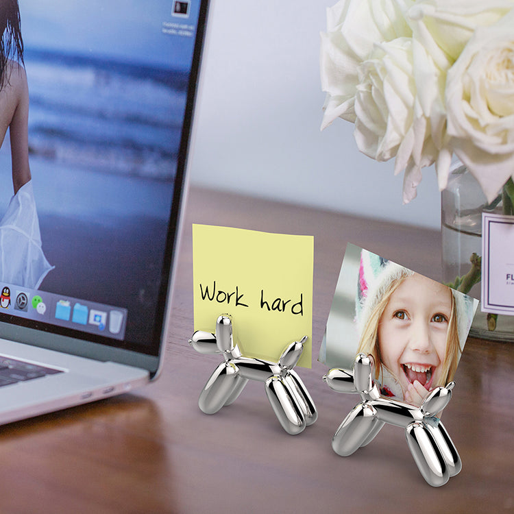 Steti Multifunctional Magnet, Photo Holder, and Ring holder, Balloon Dog
