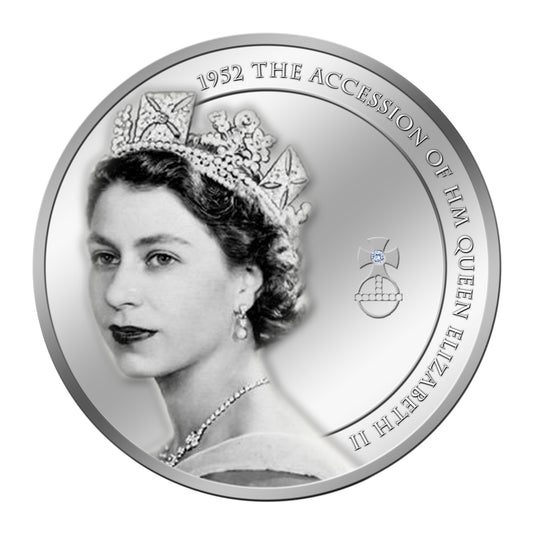 Steti 1952 The Accession Of HM Queen Elizabeth II Coin