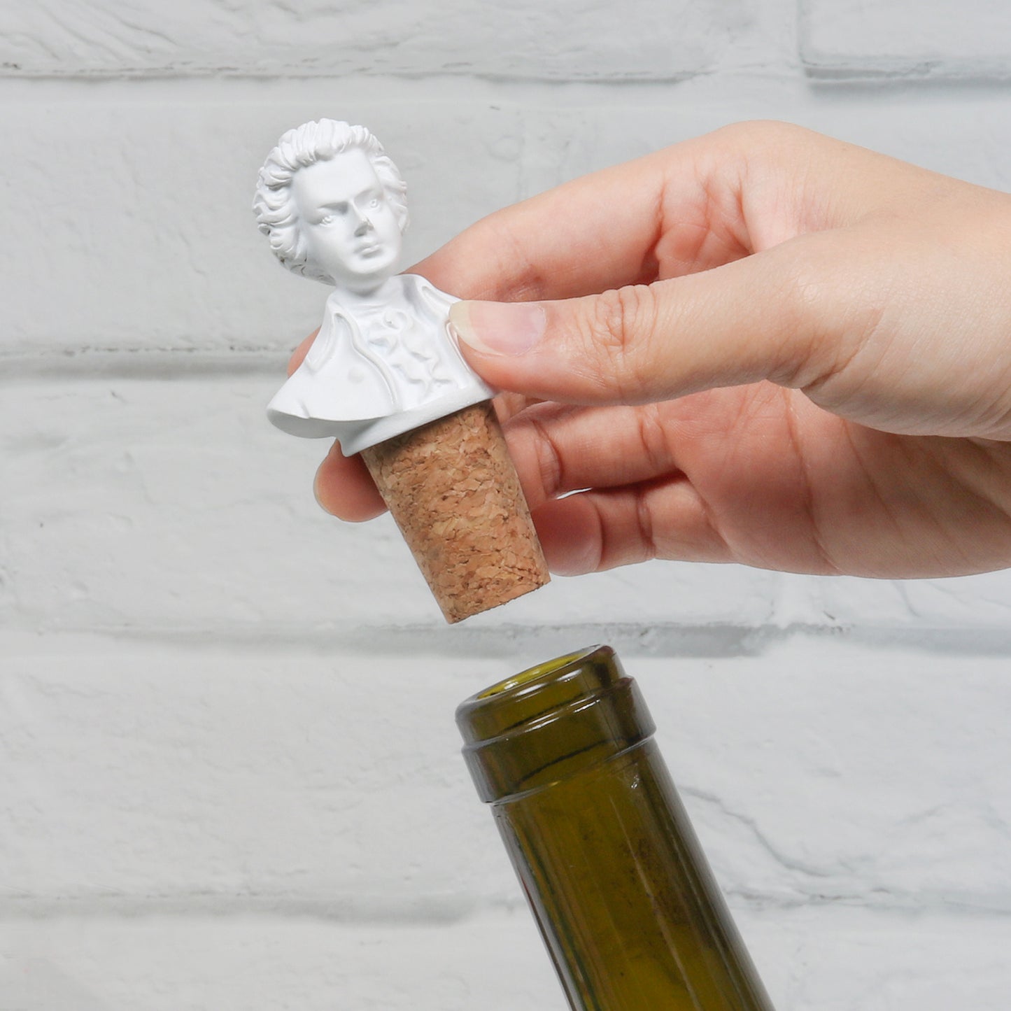 Steti Innovative Mozart Bust Wine Stopper