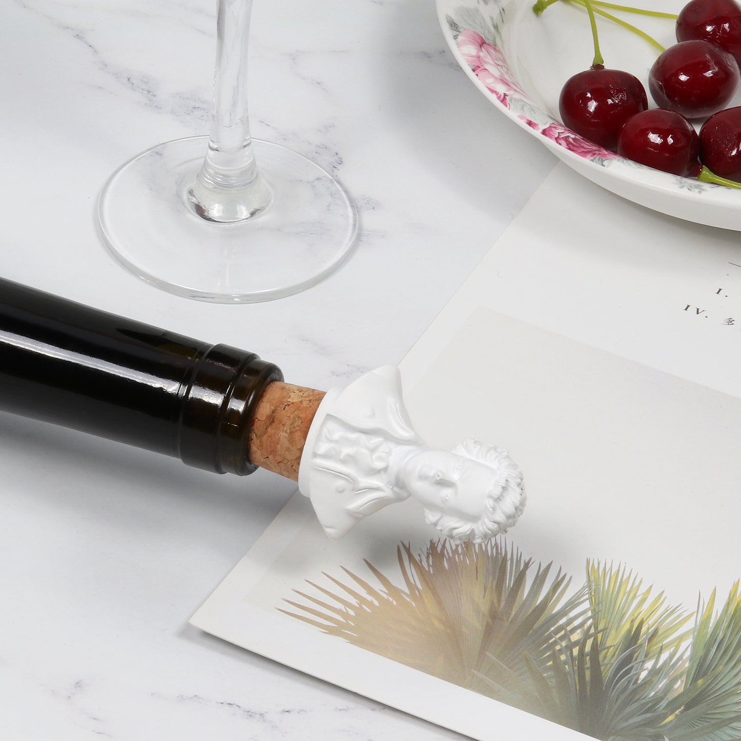 Steti Innovative Mozart Bust Wine Stopper