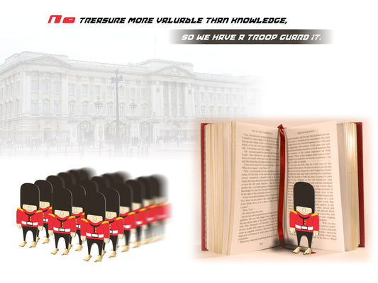Steti Unique 3D Bookmark, British Guard