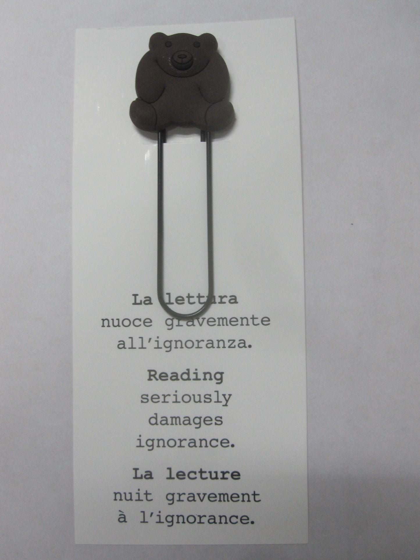 Steti Cute Soft PVC Bookmark, Animal Collection