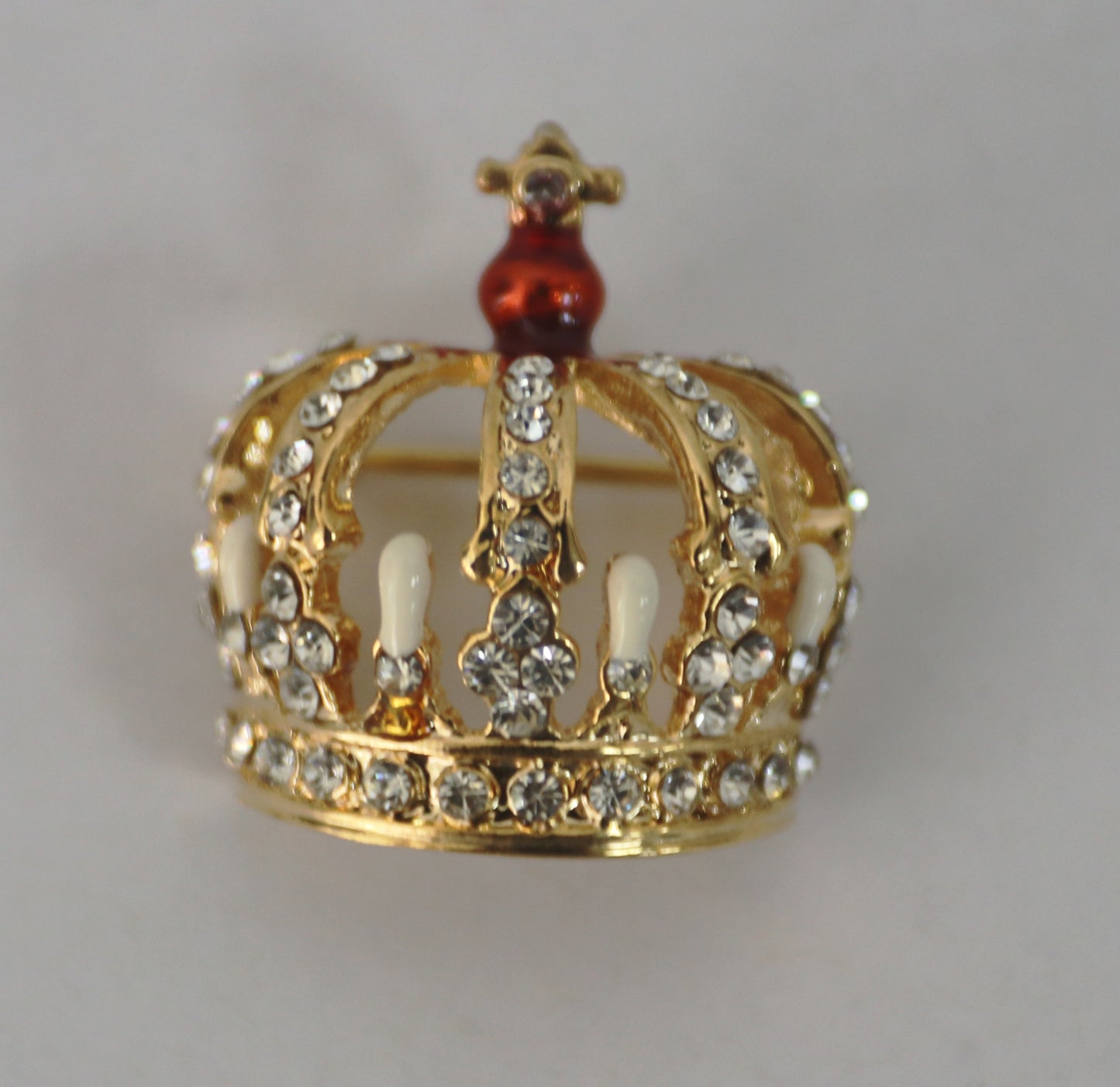 Steti Miniature Crown Brooch, The Hohenzollern Crown of Germany 1888