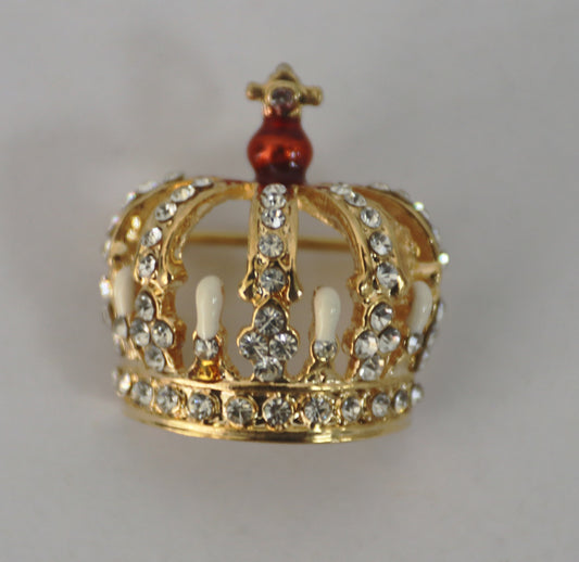 Steti Miniature Crown Brooch, The Hohenzollern Crown of Germany 1888