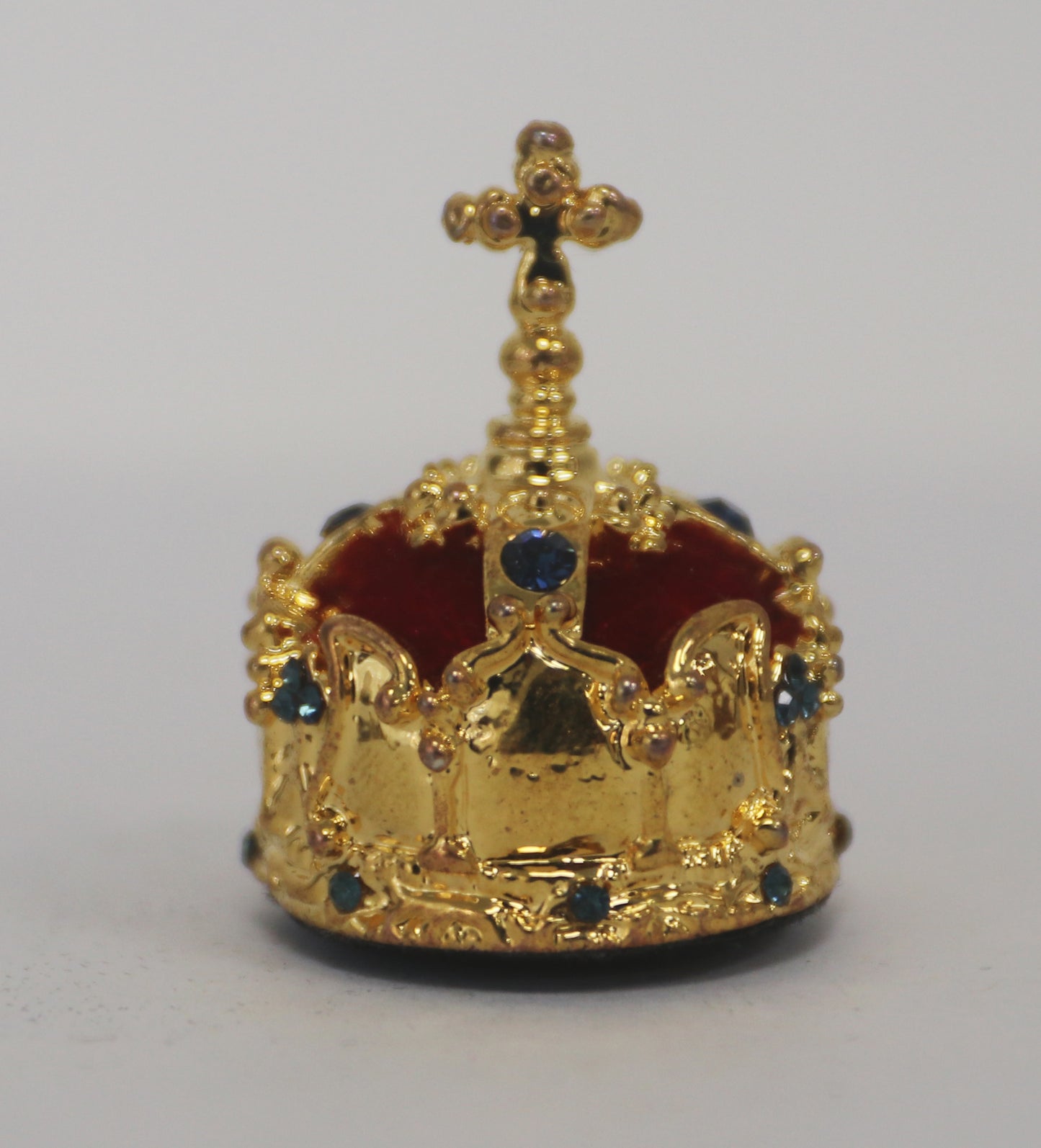Steti Miniature Coronation Crown, Silver & Enamel Wedding Crown of Christian Orthodoxy 1900