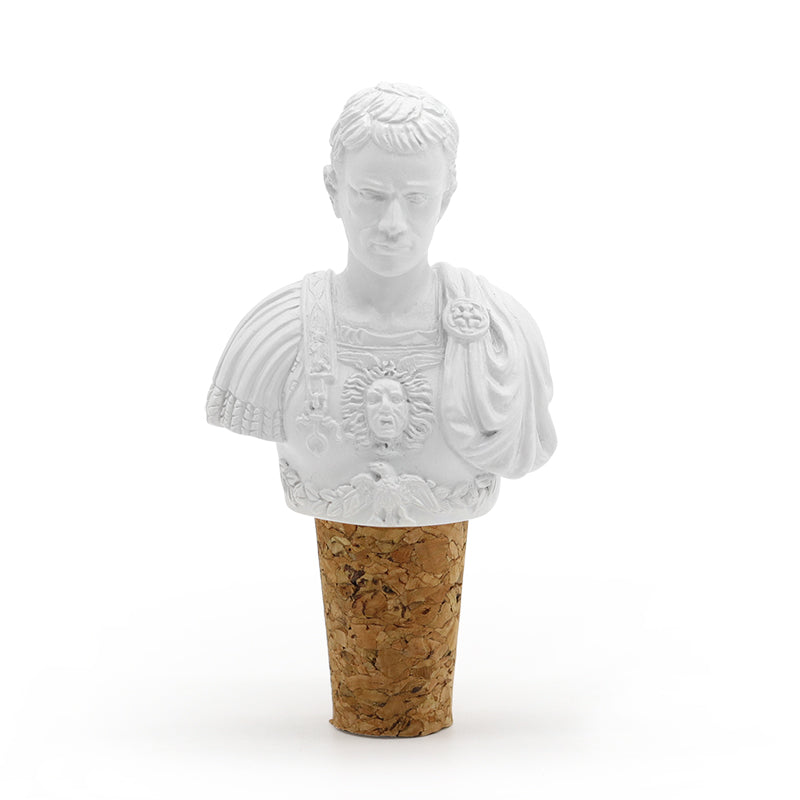 Steti World Famous Celebrity Bust Wine Stopper, Caesar