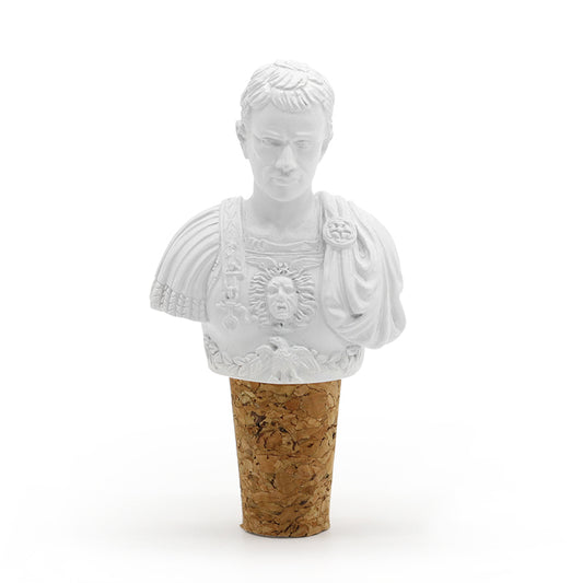 Steti World Famous Celebrity Bust Wine Stopper, Caesar
