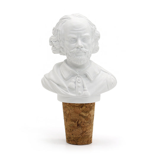 Steti World Famous Celebrity Bust Wine Stopper, Shakespeare