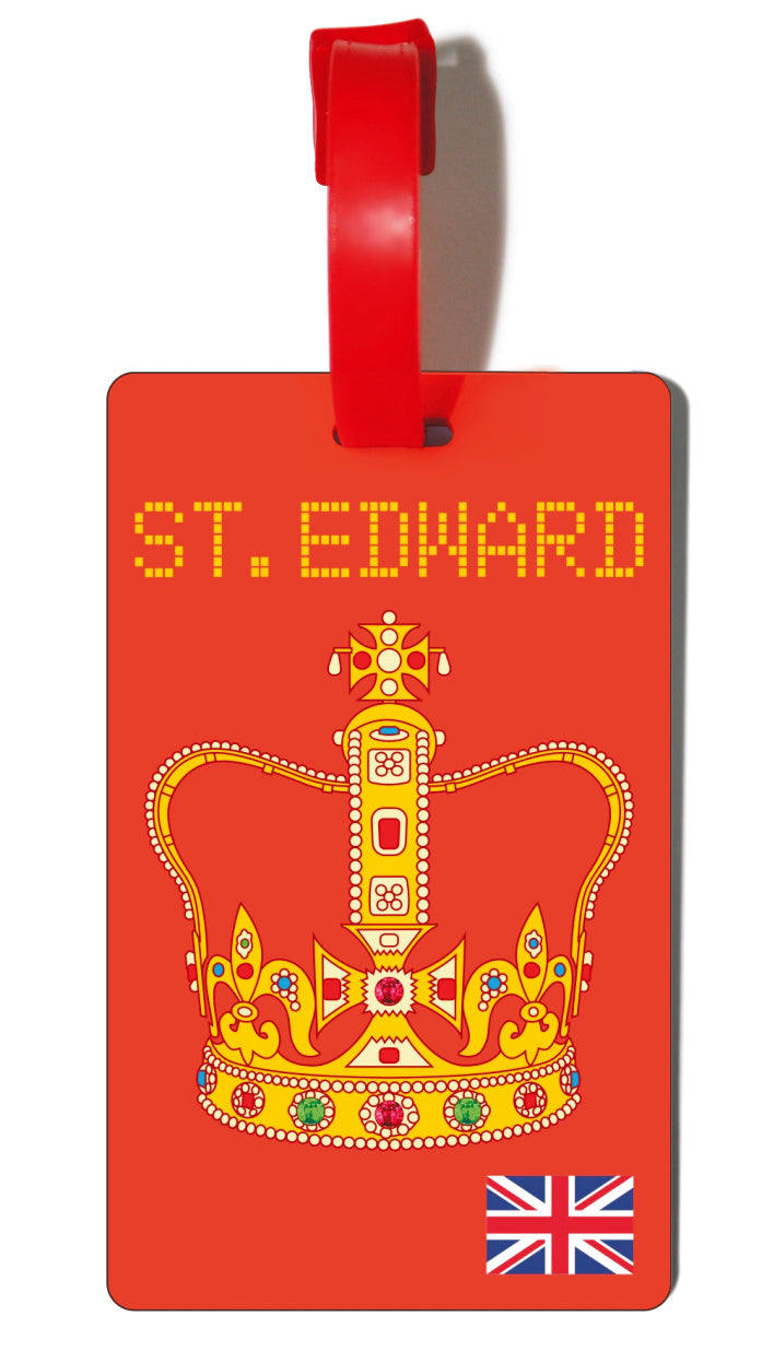 Steti Crown Luggage Tag, St. Edward
