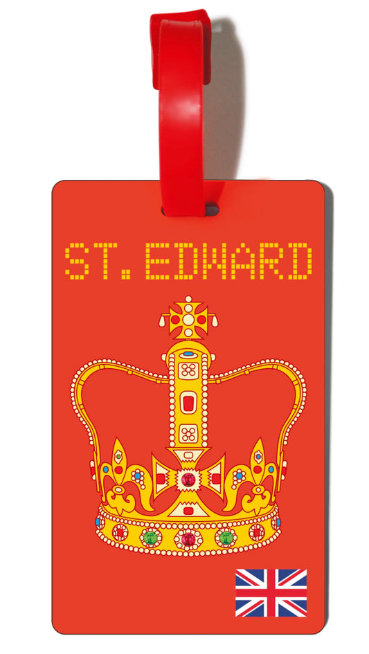 Steti Crown Luggage Tag, St. Edward