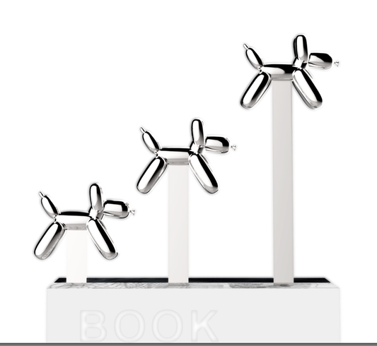 Steti Cute Metal Bookmark, Balloon Dog
