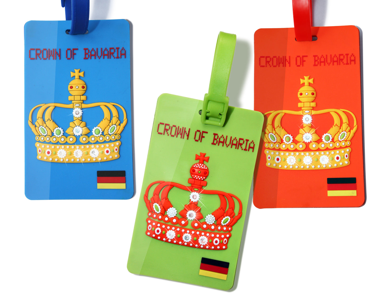 Steti Crown Luggage Tag, Bavaria