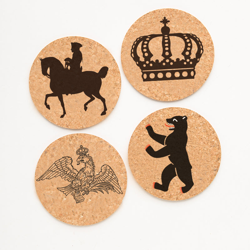 Steti Coaster Set, Cork