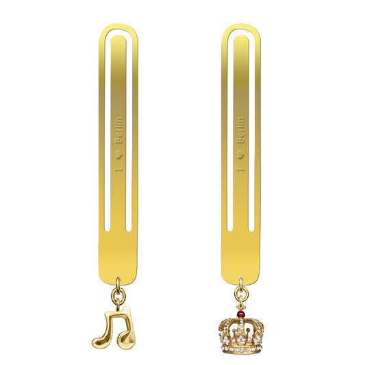 Steti Crown Bookmark, Metal