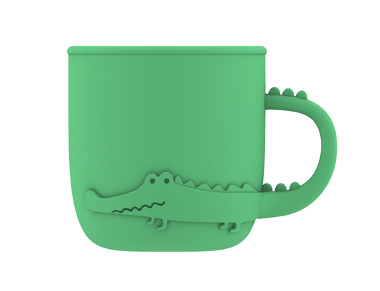 Steti Cute Toddler Feeding Utensils, Crocodile