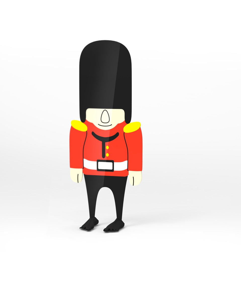 Steti Unique 3D Bookmark, British Guard