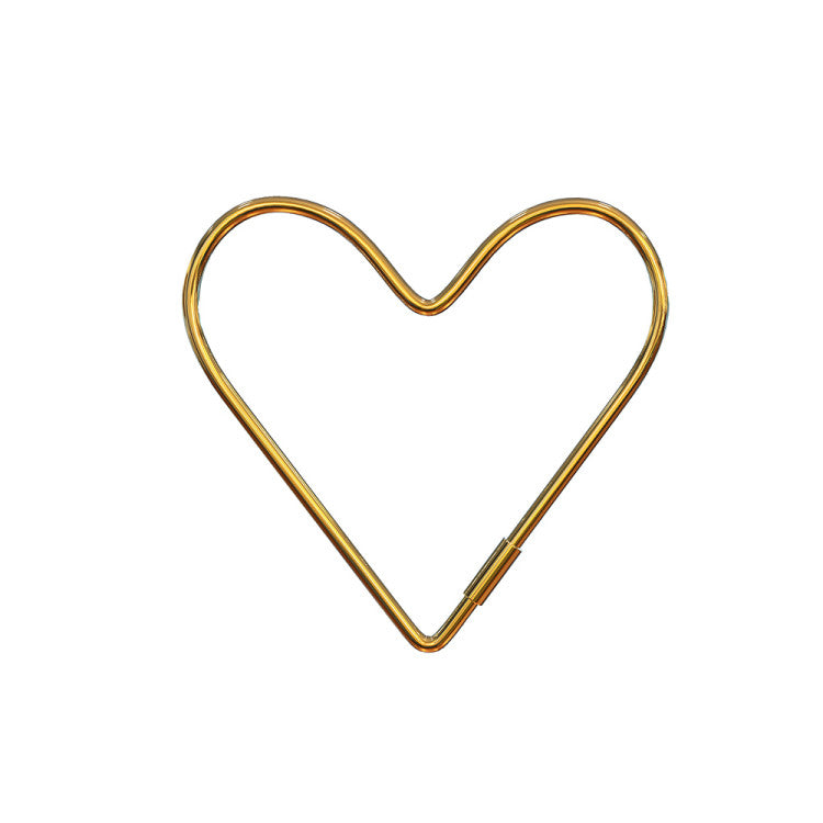 Steti Brass Cute Keychain, house, hands, Heart and Triangle