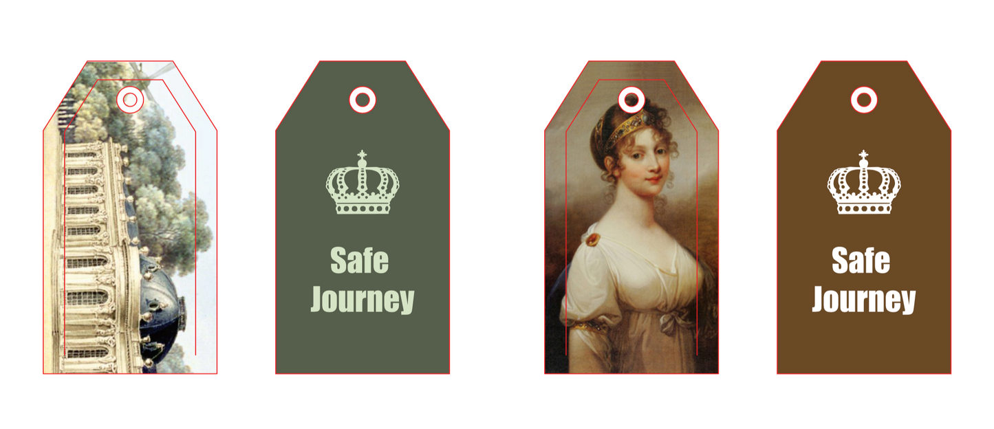 Steti Luggage tag, Leather