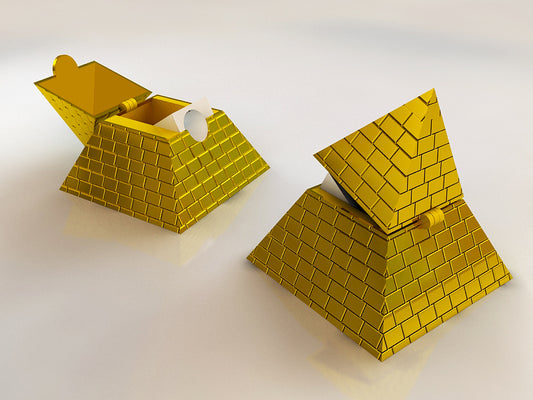 Steti Creative Pencil Sharpener, the Pyramid, Metal