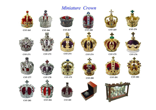 Steti 1:12 Miniature Coronation Crown, Whole Collection